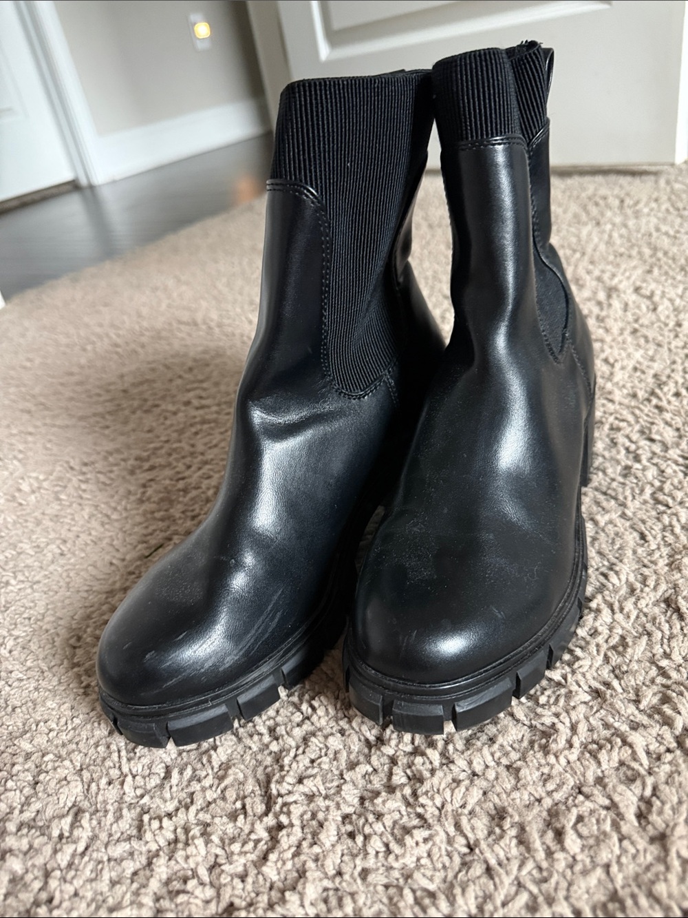 Black Chunky boots